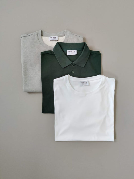 Starter-Geschenkpaket (Polo, T-Shirt, Sweatshirt)