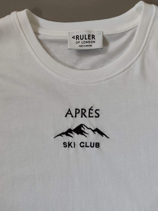 Special Edition: 'Apres Ski Club' Embroidered Supima T-shirt