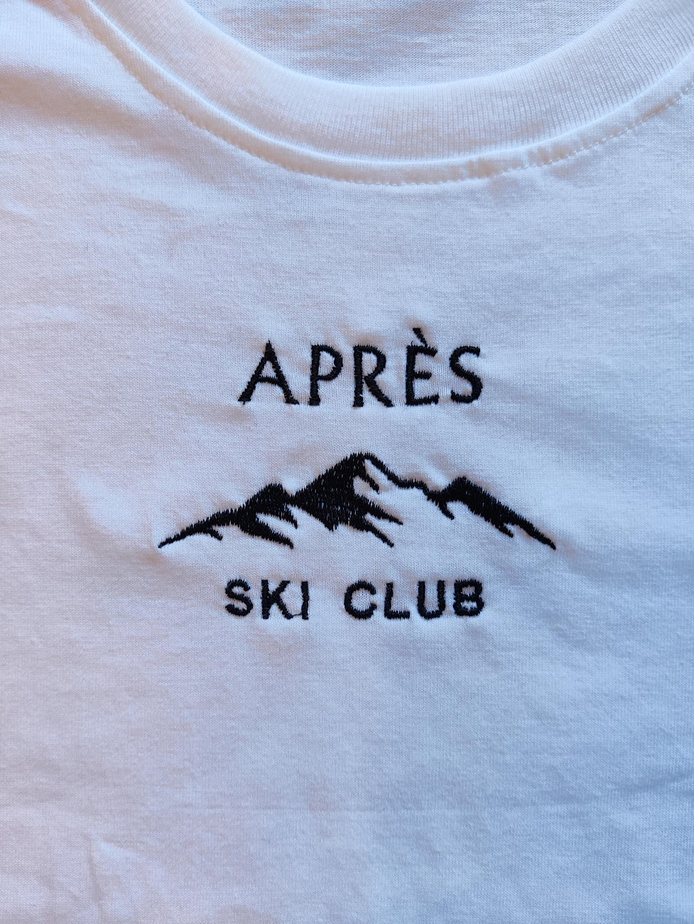 Special Edition: 'Apres Ski Club' Embroidered Supima T-shirt