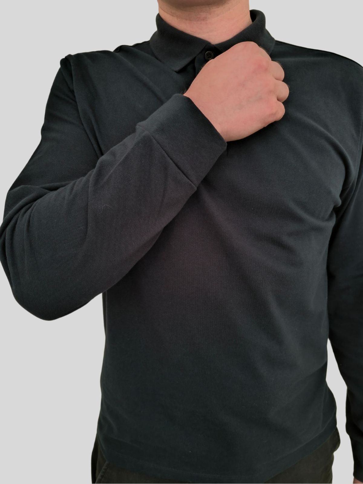 The Long Sleeve Polo Shirt for Short Men