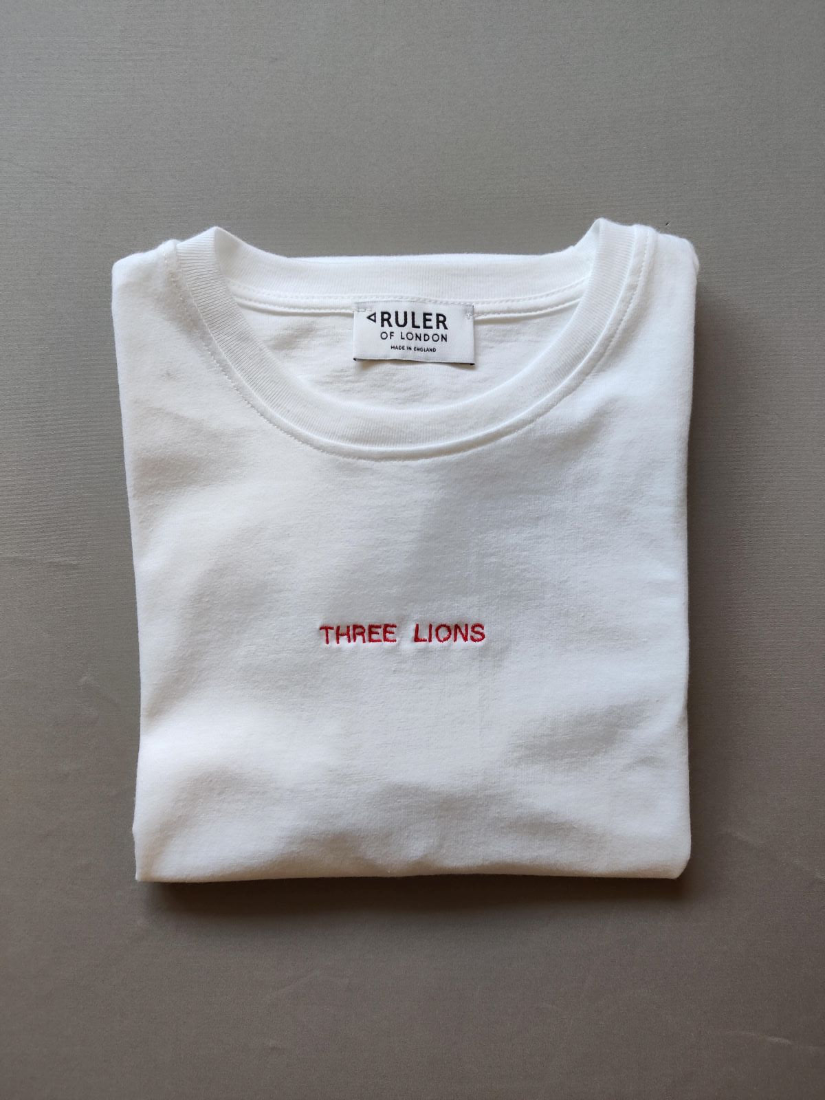 Special Edition: 'Three Lions' Embroidered Supima T-shirt