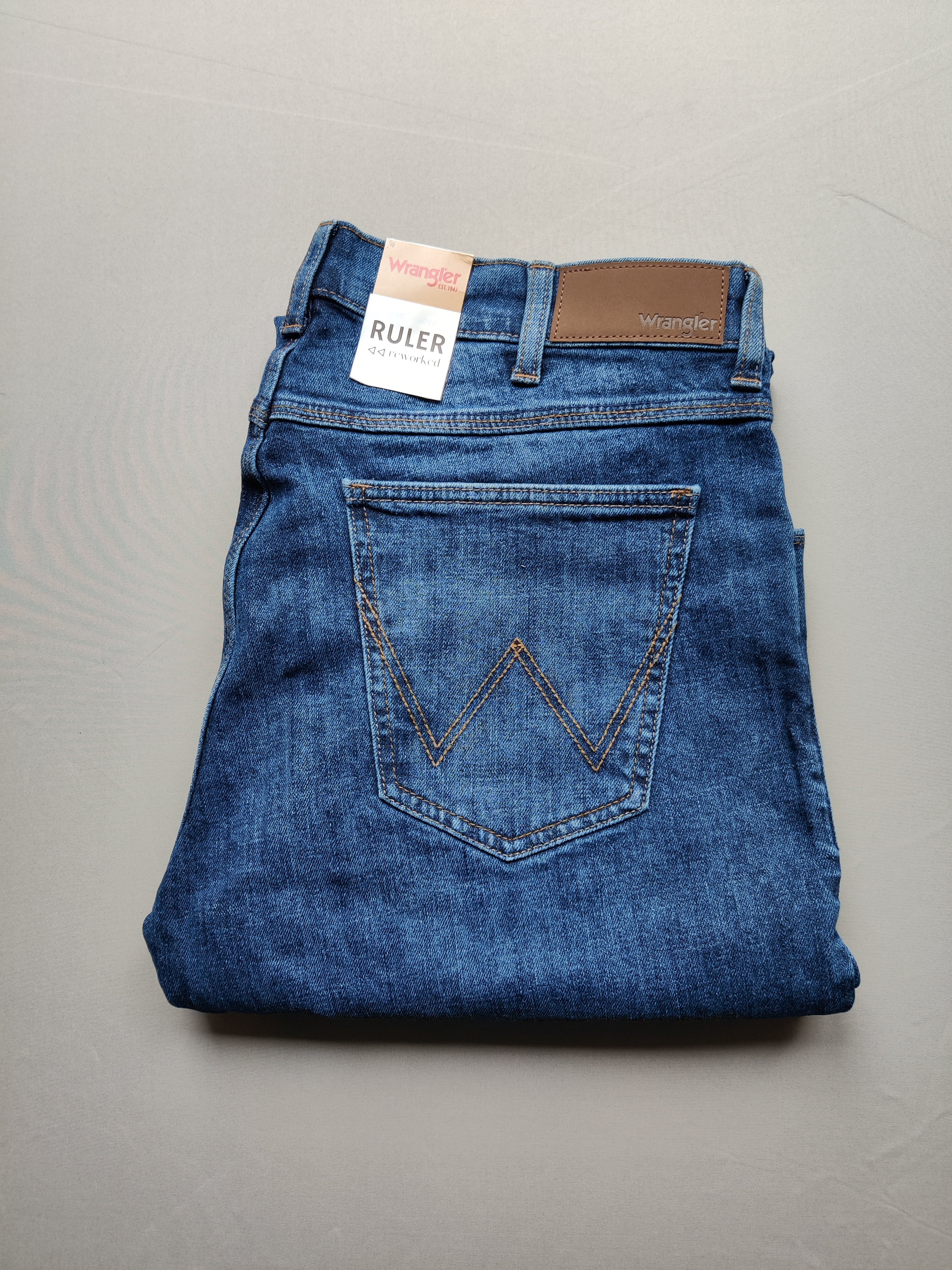 Wrangler Authentic Jeans in Shorter Leg Sizes Ruler of London